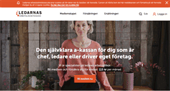 Desktop Screenshot of ledarnasakassa.se